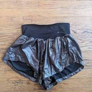 FP Movement by Free People Metallic Athletic Shorts SMALL S SM NEW